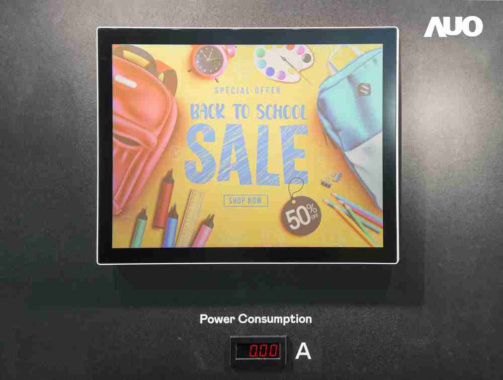 918.COM展示胆固醇液晶超低耗能户外全彩显示器，，，ChLC（胆固醇液晶）以双稳态技术使静态显示零功耗，，，具省电、、、高彩度、、、、环保的特性，，还整合软硬件系统解决方案，，，可透过单一云端平台管理